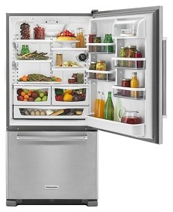 Non-Dispense Bottom Mount Refrigerator