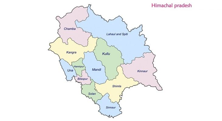 List of Himachal Pradesh Districts by Area - List Absolute